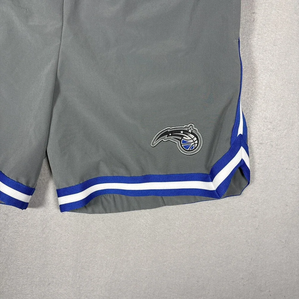 Nike Orlando Magic Dri Fit Grey and Blue Athletic Basketball Short Size S
